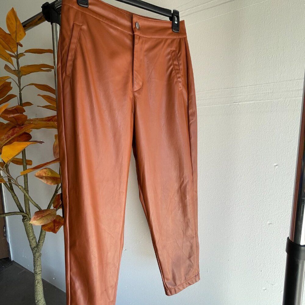 Ever After Women's Faux Leather Pants in Size S